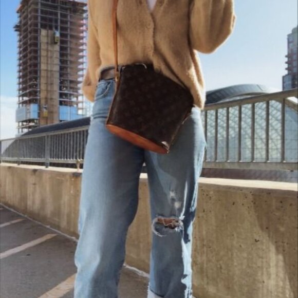Authentic Leather Louis Vuitton Bag - WORN - Picture 1 of 6